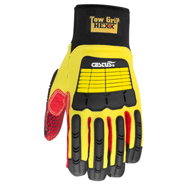 Cestus Impact Gloves, Cotton Palm with Silicone Grip, S, PR 3104-S - main